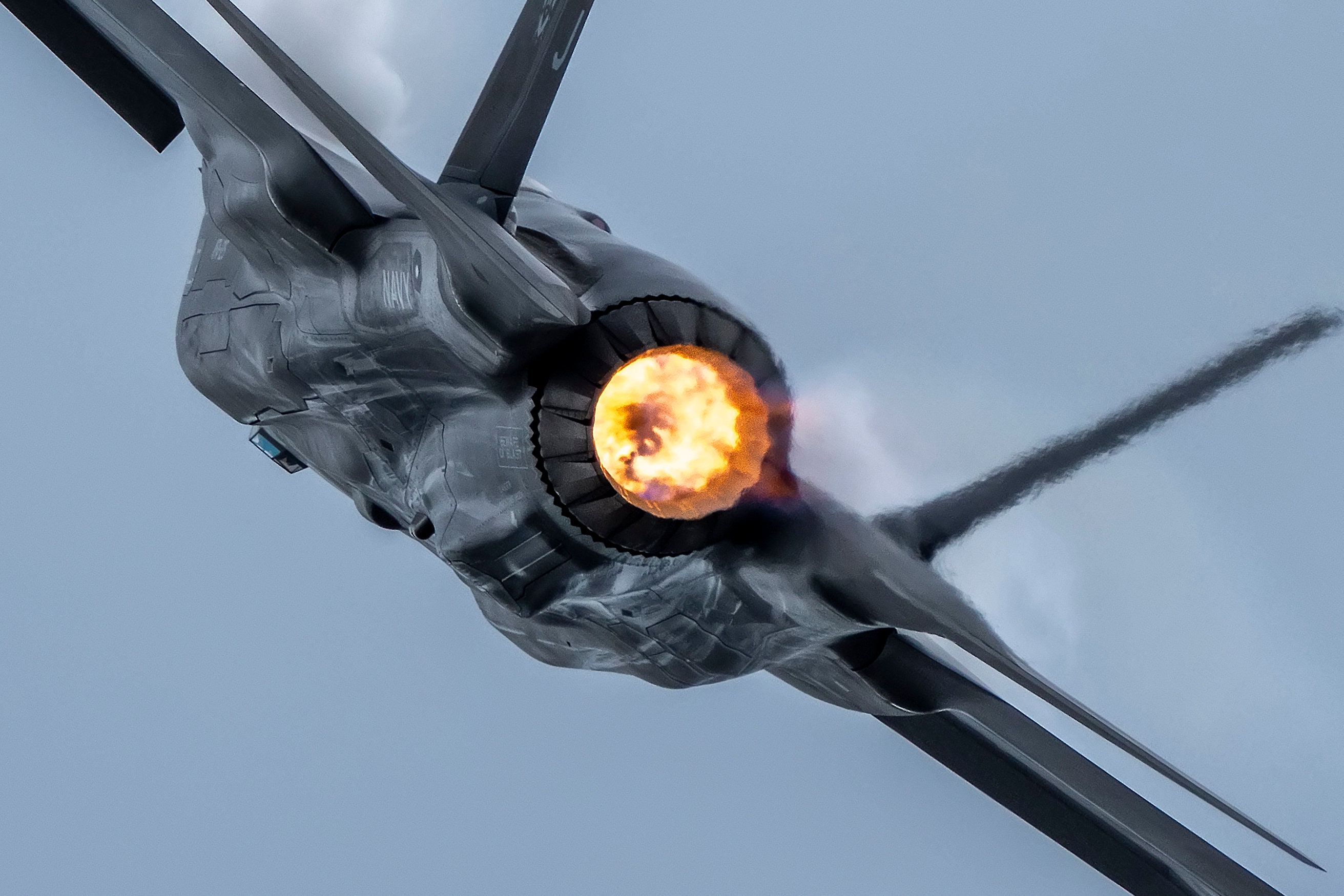 F-35 Lightning II Afterburner US Air Force Large/Canvas