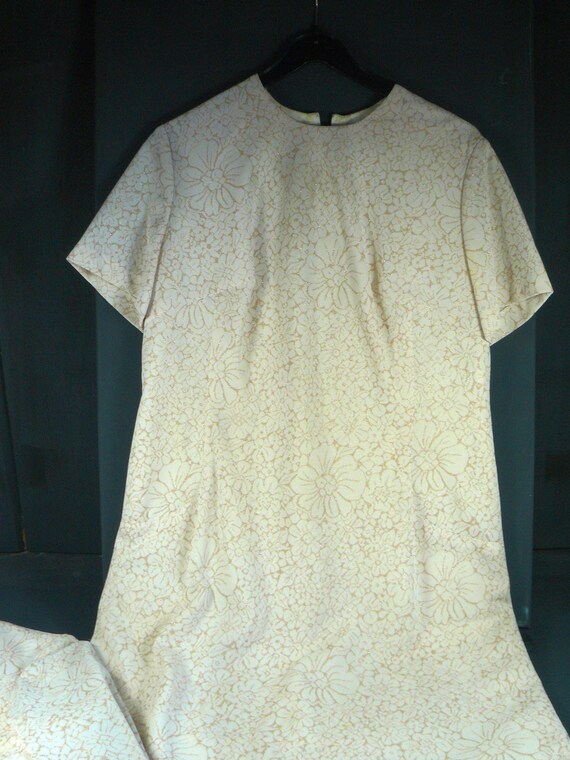 vintage summer costume blazer + dress size 46 sho… - image 2