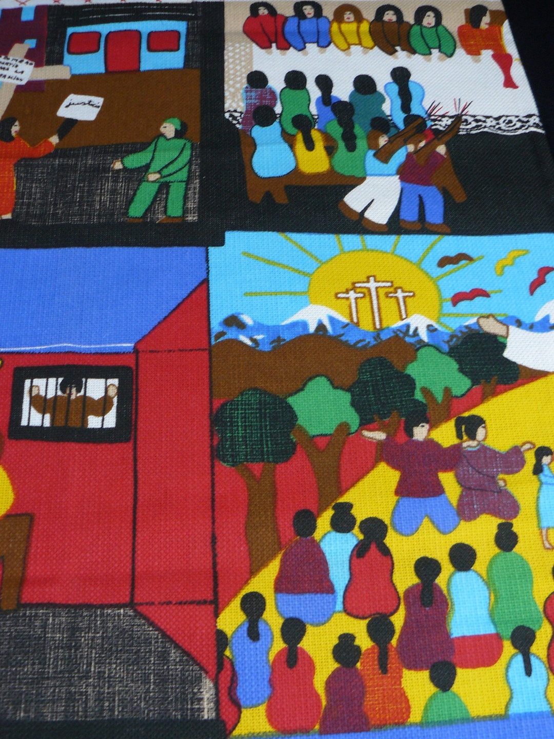 Vintage Fasting Cloth Hunger Cloth World Day of Prayer Chile Etsy