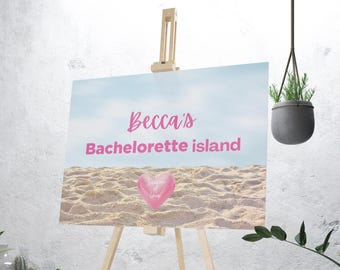 Island Bachelorette Party Welcome Sign | Island Decoration | Season of Love Theme Island Welcome Sign | Island Printable | Instant Download