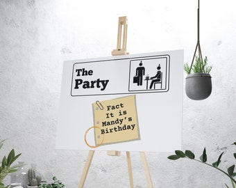 The Office Party Welcome Sign | The Office Theme Birthday | The Office Theme Decoration | The Office Printable | Instant Download