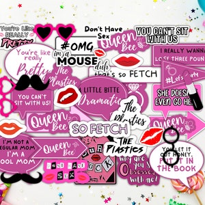 10/30/50PCS American TV Drama Mean Girls Stationery Stickers for