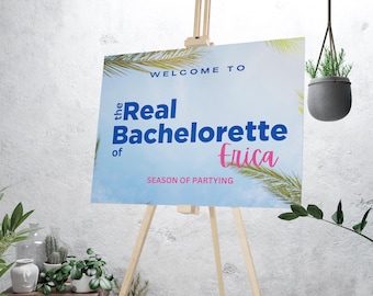 Real Housewives Bachelorette Party Welcome Sign | Real Housewives Theme Decoration | Real Housewives Printable | Real Welcome signs | Banner