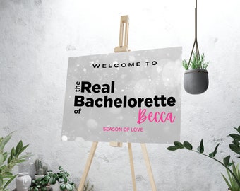 Real Housewives Bachelorette Party Welcome Sign | Real Housewives Theme Decoration | Real Housewives Printable | Real Welcome signs | Banner