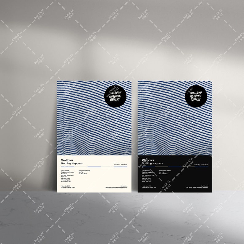 Wallows 3 Set Album Poster / Wallows Posters / Album Cover Poster