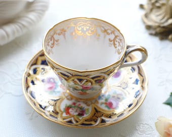 リッジウェイ アンティーク イギリス製 c1815 磁器 グリーシアン