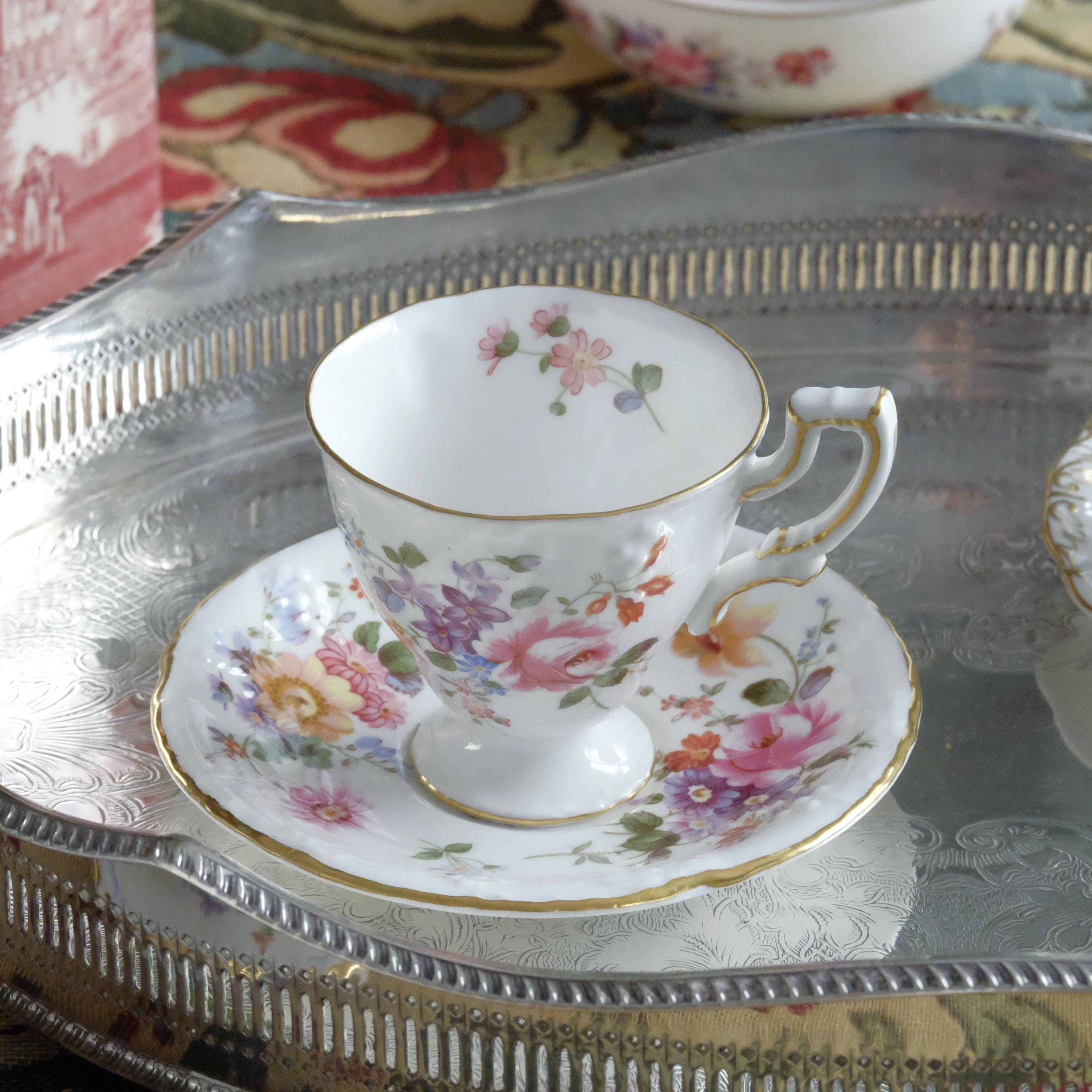 1950s red tea cup - Etsy 日本