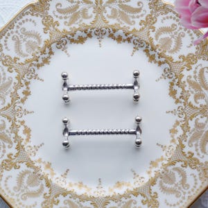 Vintage versilberte Messerbänkchen (1)