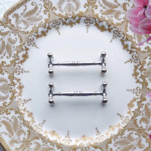 Vintage versilberte Messerbänkchen (2)