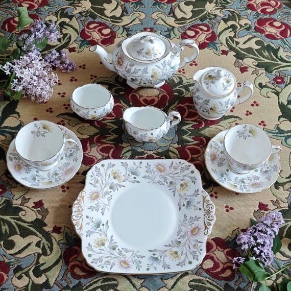 Unusual 1948-60s EB Foley/coalport Bone China 'somerset' Tea for