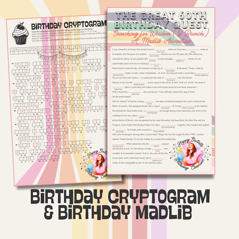 60th Birthday Retro Games | Born in 1966 | Edit in Canva | Bonus 1960's ...
