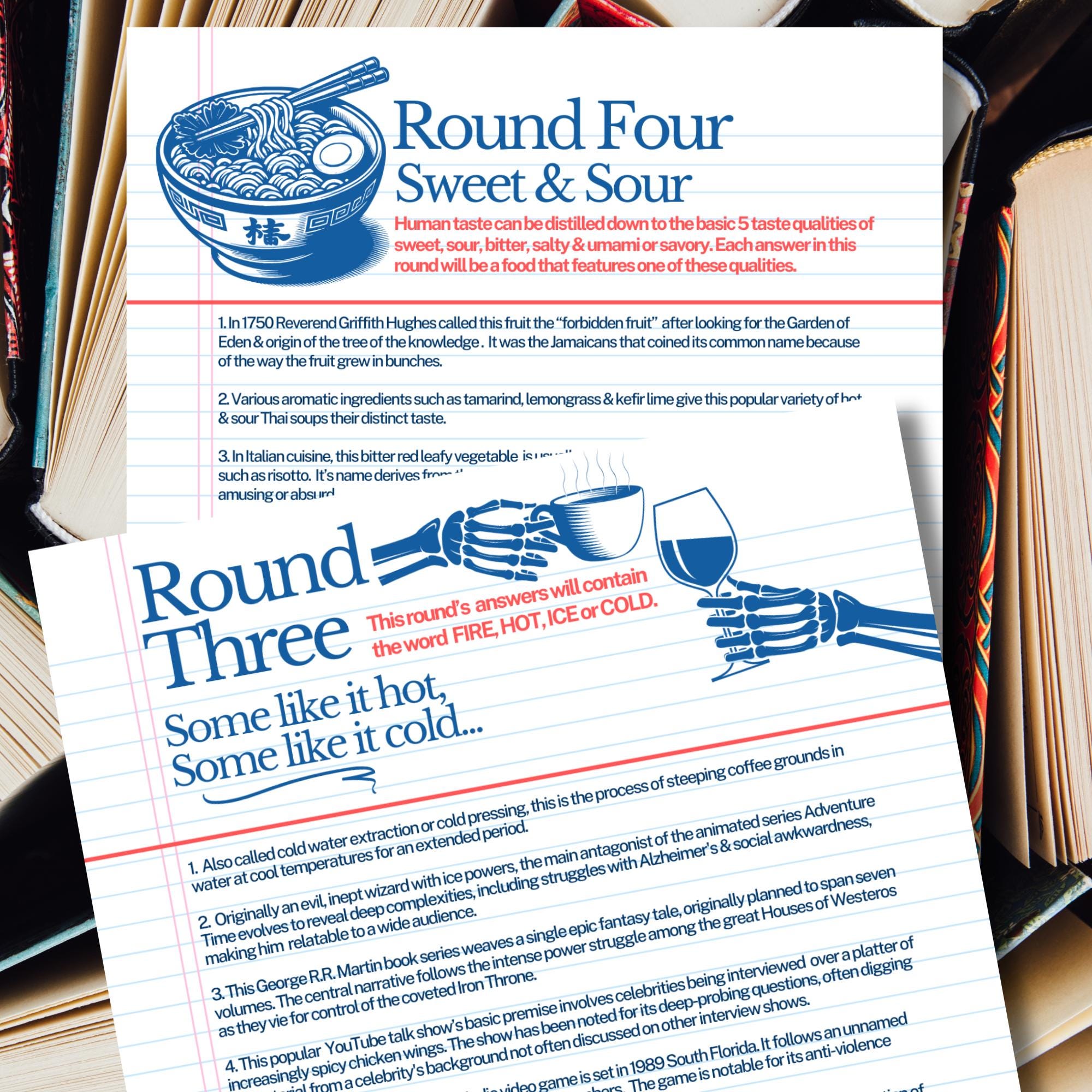Five Round Trivia Set - 5 Senses Theme - Printable Set + Team Score ...