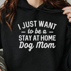 Dog Mom Sweatshirt Funny Sweater Dog Lover Gift Dog Mama Dog Lover Gift Pet Custom Dog Hoodie Dog Lover Pet Lover Fur Baby Hooded Sweatshirt