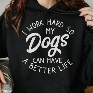 Dog Mom Sweatshirt Funny Sweater Dog Lover Gift Dog Mama Dog Lover Gift Pet Custom Dog Hoodie Dog Lover Pet Lover Fur Baby Hooded Sweatshirt