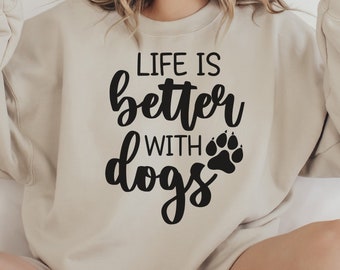 Hund Mama Sweatshirt Lustiger Pullover Hundeliebhaber Geschenk Hund Mama Hundeliebhaber Geschenk Haustier Sweatshirt Hundeliebhaber Haustier Liebhaber Fell Baby