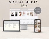 Ultimate Social Media Planner and Calendar | Yearly Content Planning | Monthly & Weekly Content Creation Template | Google Spreadsheet