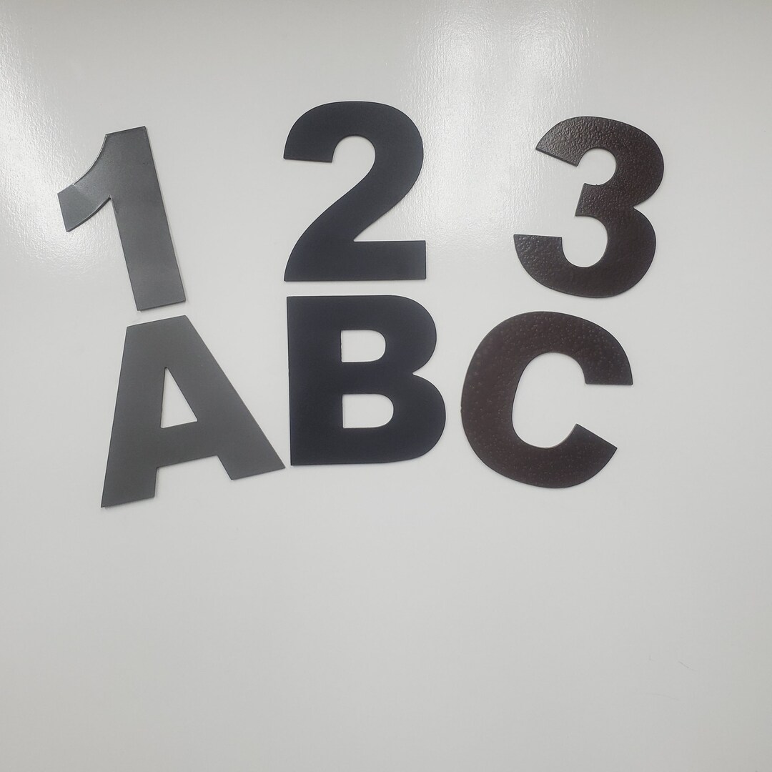 Metal Letters and Numbers Etsy