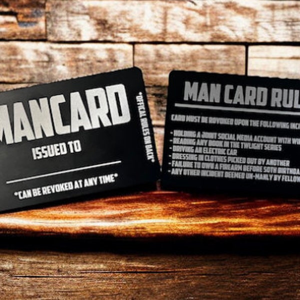 Aluminum Man Card: Durable Wallet Insert for the Modern Gentleman