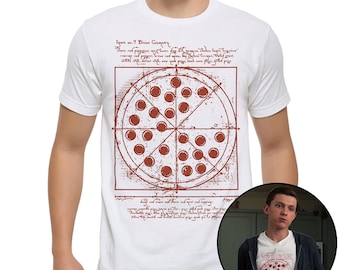 Tom Holland Pizza Graphic Tee, Spider-Man Inspired T-Shirt (SPD-79010)