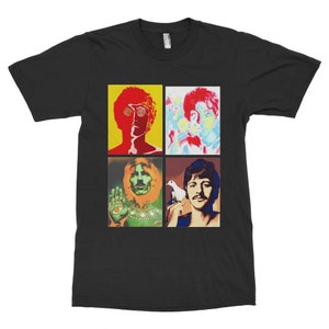 The Beatles Pop Art T-Shirt, Men's Women's Sizes (wtb-134)