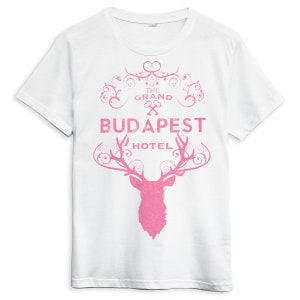 The Grand Budapest Hotel T-Shirt, Wes Anderson Movie Shirt, Men&#39;s Women&#39;s Sizes (BUD-826102)