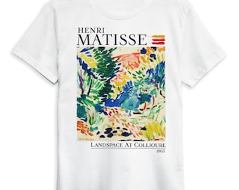 Henri Matisse Landscape at Collioure T-Shirt, Men's Women's Sizes (wtb-023)