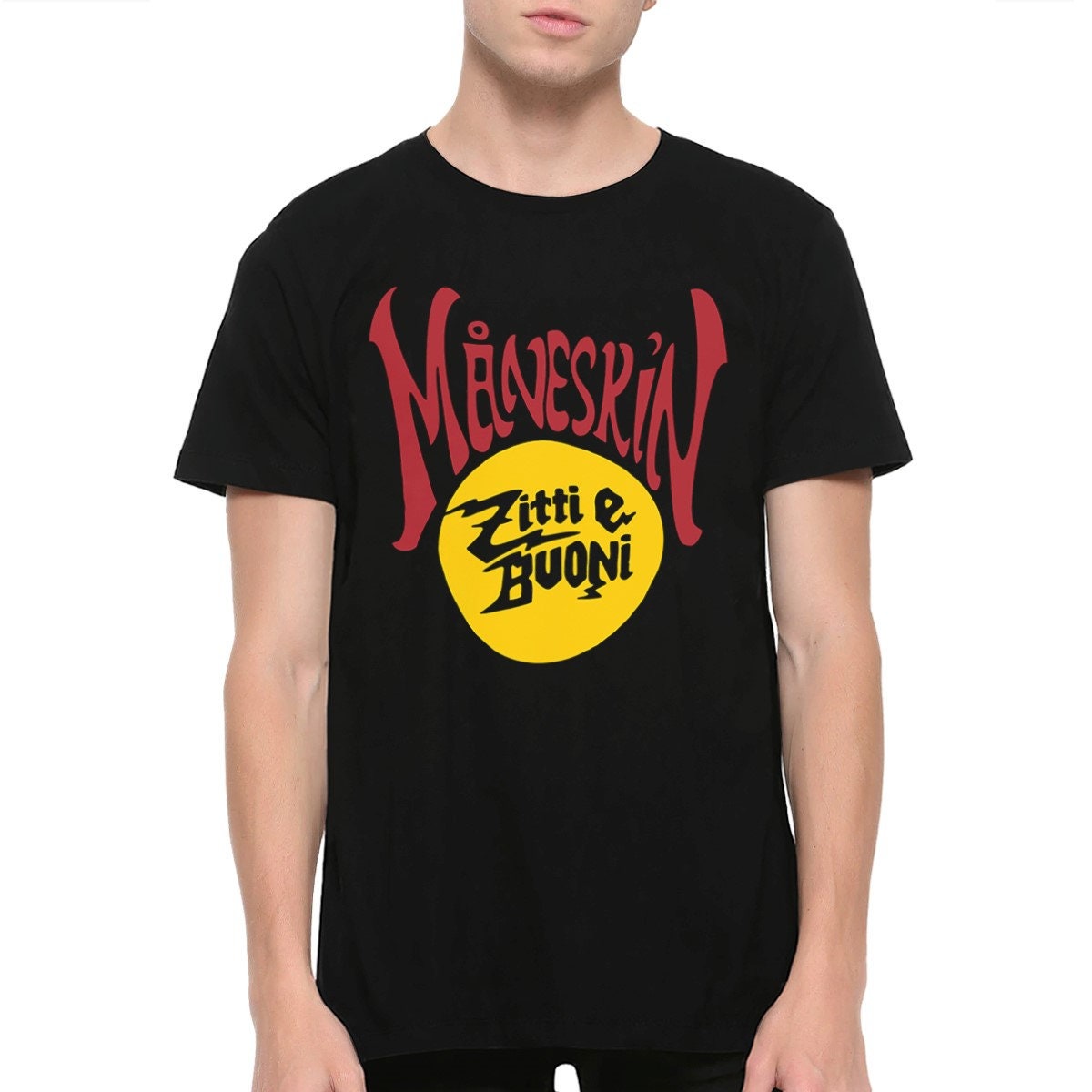 MÅNESKIN Zitti e Buoni Black Tシャツ XL Maneskin Zitti e Buoni T-shirt | eBay
