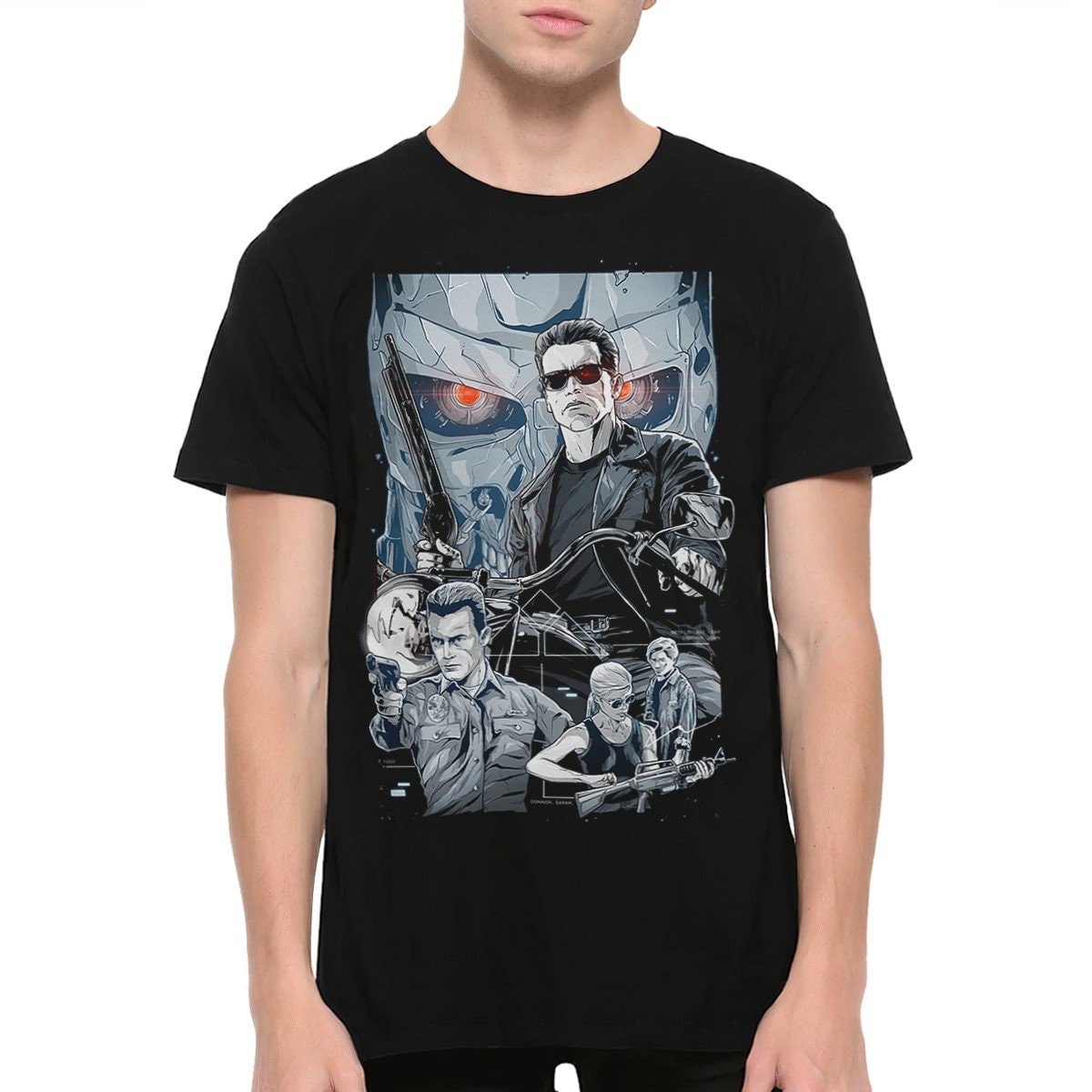 Terminator 2 Judgment Day Art T-shirt, Men's Women's Sizes (TER