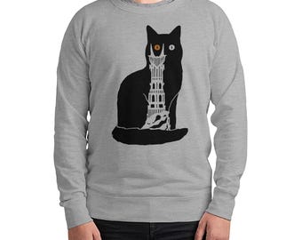 Cat Sauron Funny Hoodie and Sweatshirt, Unisex Sizes (LOR-45352)