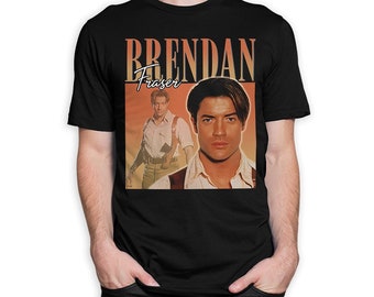 Brendan Fraser The Mummy 90's Vintage T-Shirt, Men's Women's Sizes (MOV-45892)