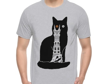 Cat Sauron Funny T-Shirt, Men's Women's Sizes (LOR-45352)