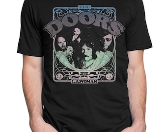 The Doors L.A. Woman T-Shirt, Jim Morrison Shirt, Men's Women's Sizes (wtb-089)