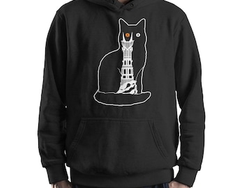 Cat Sauron Funny Hoodie and Sweatshirt, Unisex Sizes (LOR-45352)