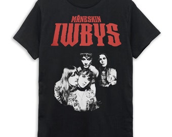 マネスキン ロゴTシャツ、メンズ＆レディースサイズ（MAN-789249