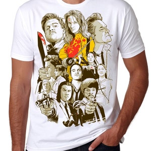 クエンティン・タランティーノ映画アートTシャツ、メンズ・レディースサイズ（wtb-044）