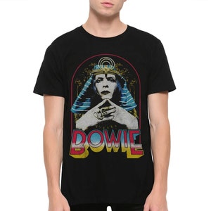 David Bowie Pharaoh Vintage T-Shirt, Men&#39;s Women&#39;s Sizes (wtb-051)