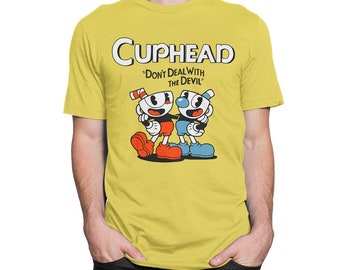 Cuphead Don't Deal With The Devil T-Shirt, Men's Women's Sizes (wtb-132)