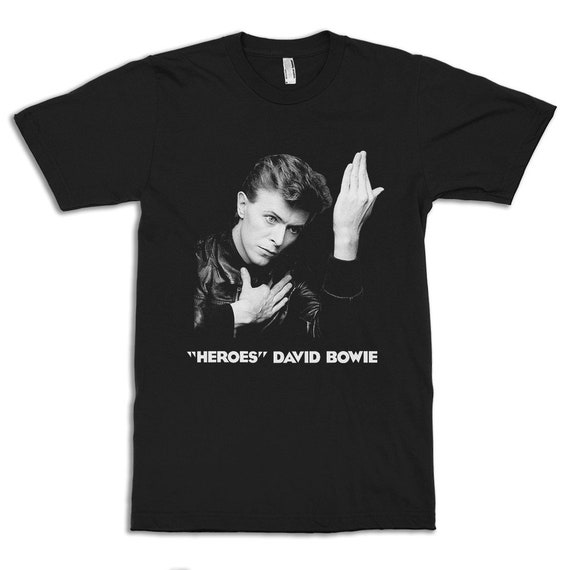 David Bowie HEROES Tシャツ(未開封) David Bowie Heroes T-shirt, Men's Women's Sizes (wtb-052) - Etsy