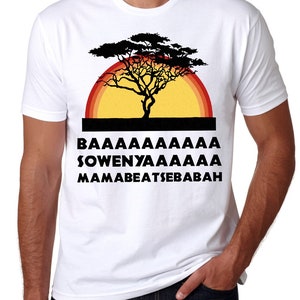 Camiseta "El Rey León Baaa Sowenya", tallas para hombre y mujer (wtb-122)