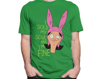 Camiseta de Louise Belcher Bob's Burgers, tallas para hombre y mujer (MUL-392762)