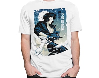 Motoko Kusanagi Ghost in the Shell T-Shirt, Men's Women's Sizes (wtb-113)
