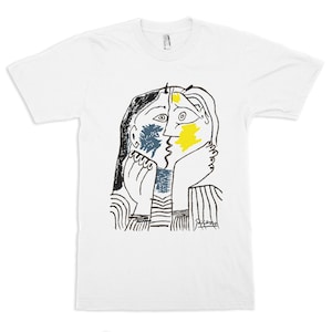 The Kiss by Pablo Picasso T-Shirt, Men&#39;s Women&#39;s Sizes (wtb-061)