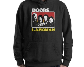 The Doors L.A. Woman Hoodie and Sweatshirt, Unisex Sizes (DOR-84111)