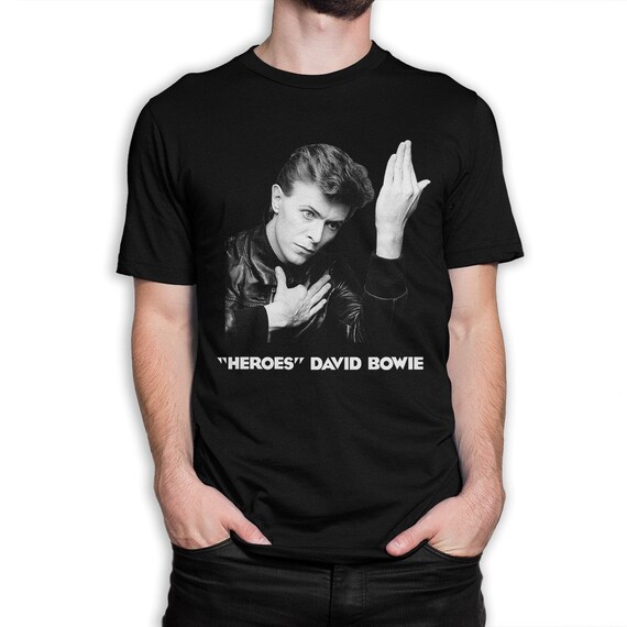 David Bowie Heroes T-shirt, Men's Women's Sizes (wtb-052) - Etsy