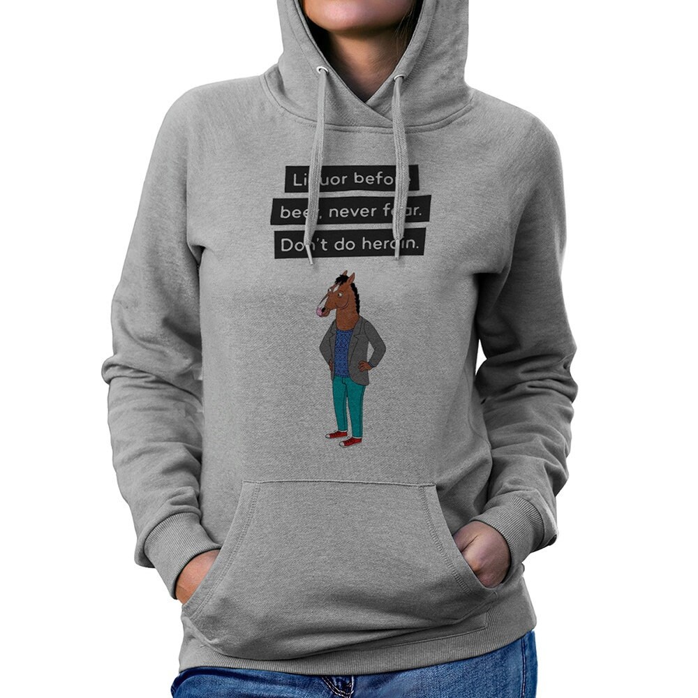 Bojack Horseman Liquor Before Beer Hoodie and Sweatshirt Etsy