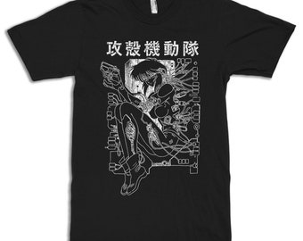 Ghost in the Shell Motoko T-Shirt, Men's Women's Sizes (wtb-111)
