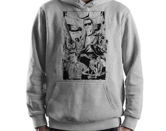 Terminator 2 Judgment Day Graphic Hoodie and Sweatshirt, Unisex Sizes (TER-780985)