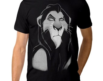 Scar The Lion King T-Shirt, Men's Women's Sizes (wtb-117)