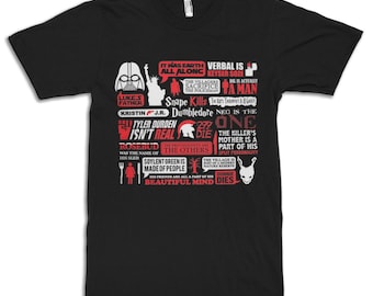 Camiseta divertida con spoilers de películas, tallas para hombre y mujer (wtb-094)