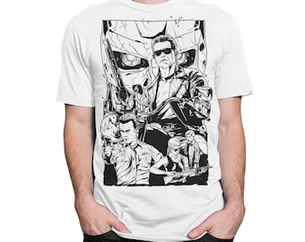 Terminator 2 Judgment Day Graphic T-Shirt, Men's Women's Sizes (TER-780985)